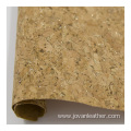 PU cork faux leather fabric with genuine cork